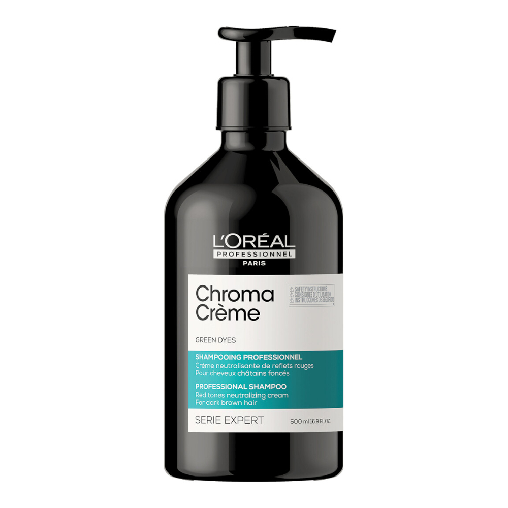 L'Oréal Professionnel Serie Expert Chroma Crème Green Dyes do neutralizacji czerwonych tonów 500 ml