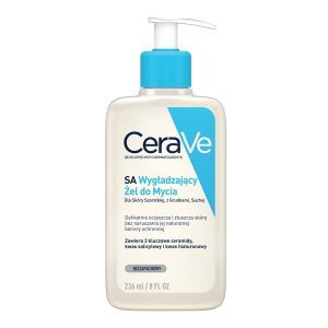CeraVe SA Żel wygładzający do mycia z kwasem salicylowym do skóry szorstkiej, z grudkami, suchej 236 ml